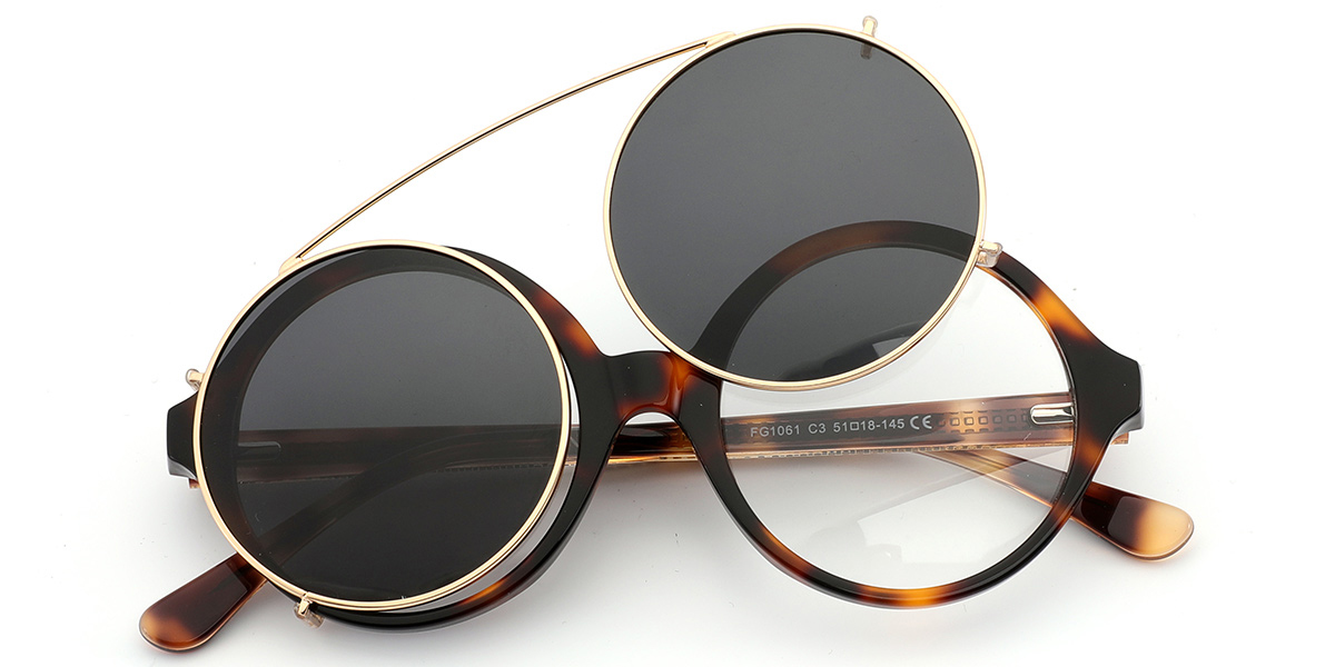 Acetate Round Reading Glasses tortoiseshell