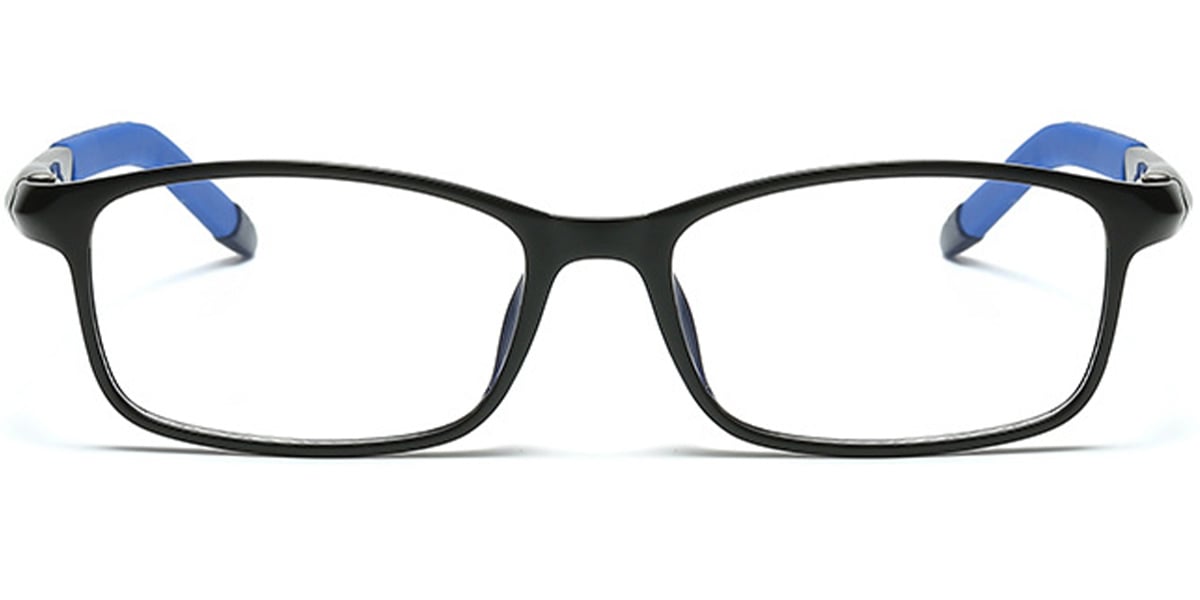 Kid's Rectangle Reading Glasses bright_black