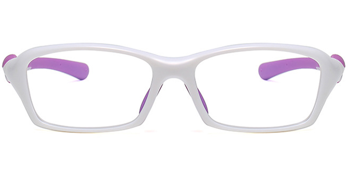 Rectangle Reading Glasses white