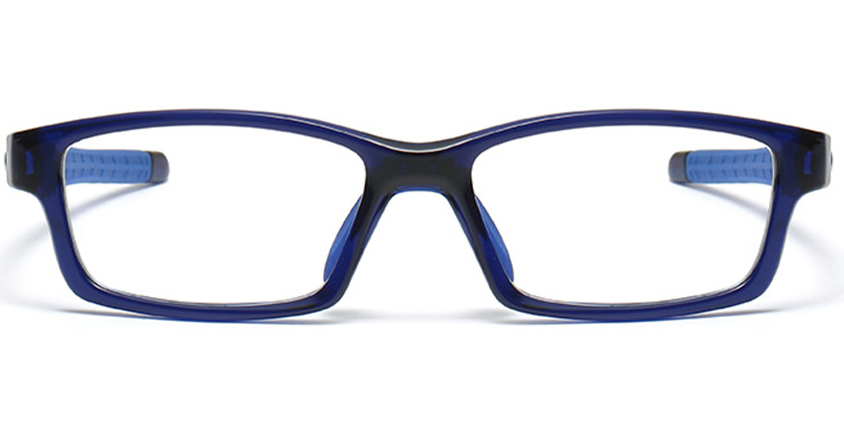 Rectangle Reading Glasses blue