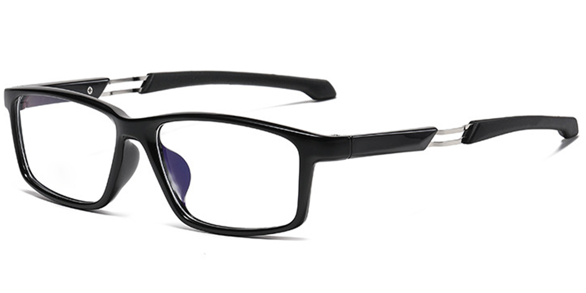 Rectangle Reading Glasses bright_black