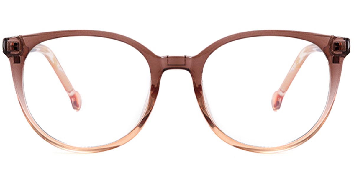 Square Reading Glasses gradient_brown