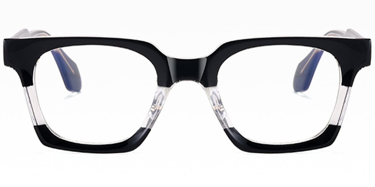 Square Reading Glasses bright_black