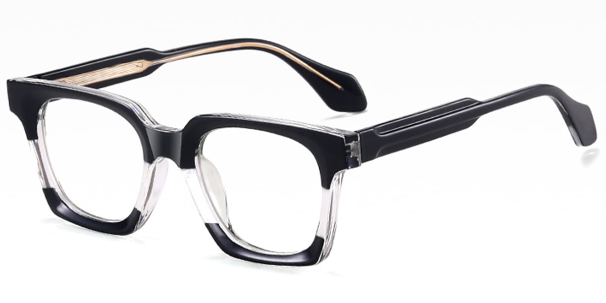 Square Reading Glasses bright_black