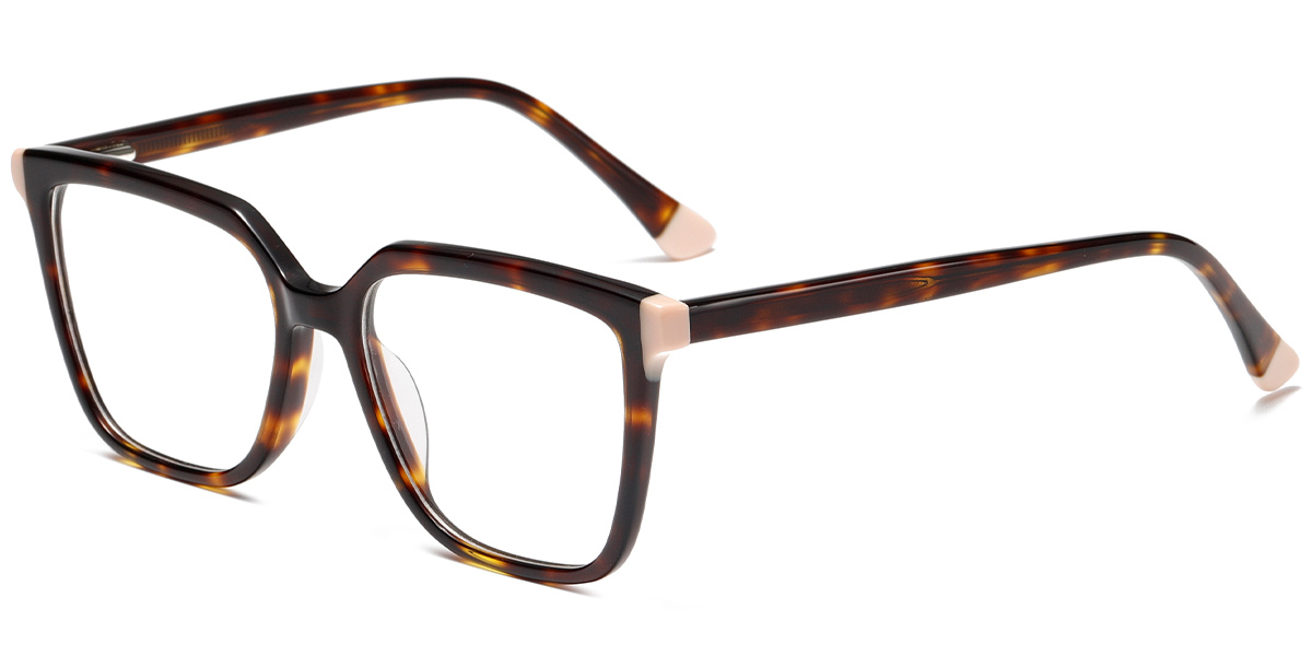 Acetate Square Reading Glasses tortoiseshell