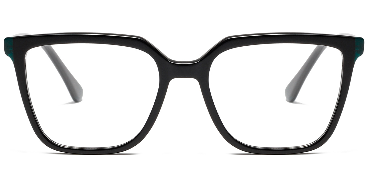 Acetate Square Reading Glasses black