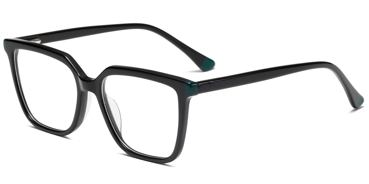 Acetate Square Reading Glasses black