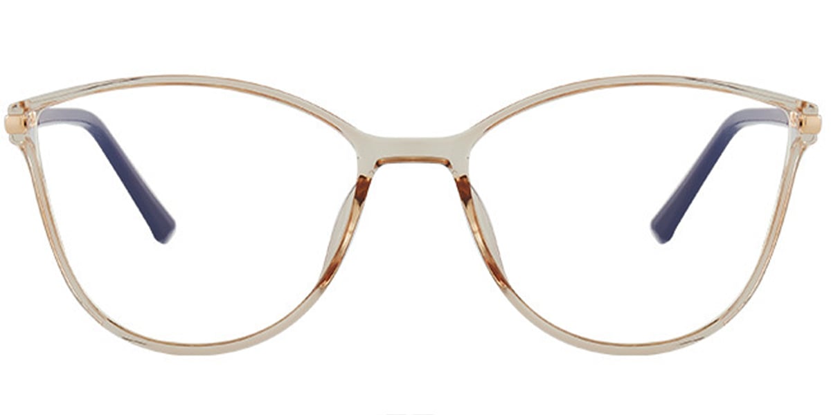 Square Reading Glasses translucent-light_brown