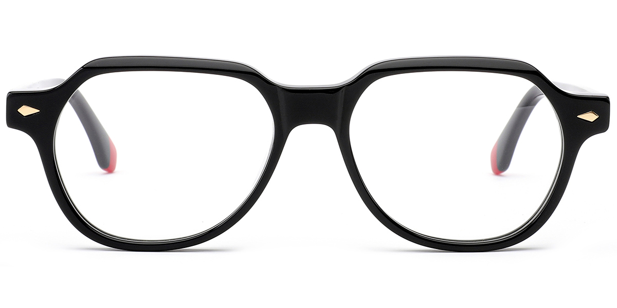 Acetate Square Reading Glasses black