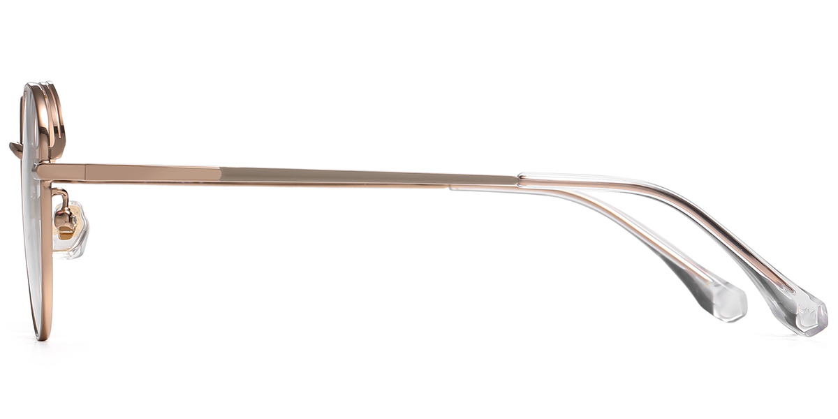 Titanium Round Reading Glasses rose_gold