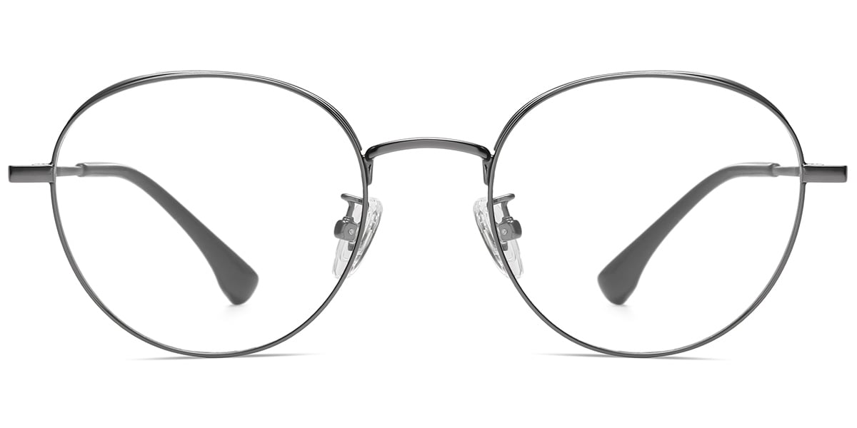 Titanium Round Reading Glasses 