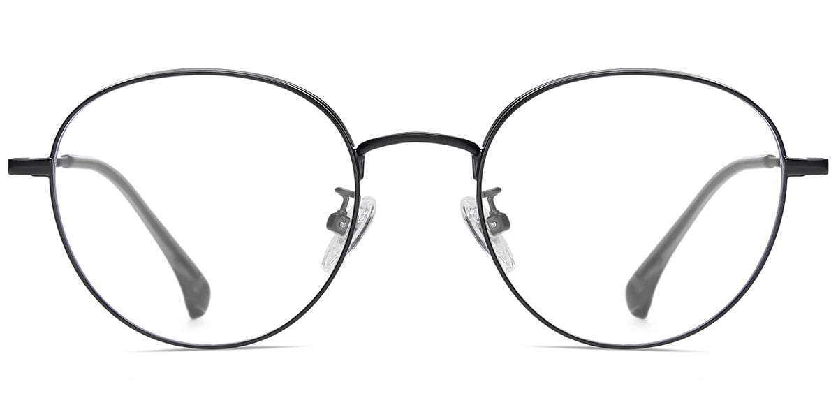 Titanium Round Reading Glasses 