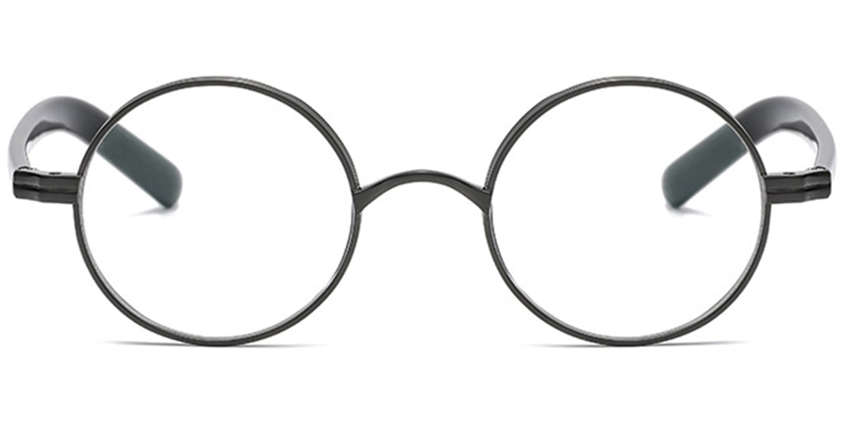 Acetate & Titanium Round Reading Glasses 