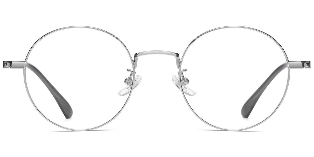 Titanium Round Reading Glasses 