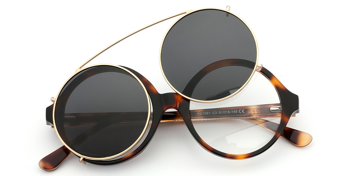 Acetate Round Reading Glasses tortoiseshell