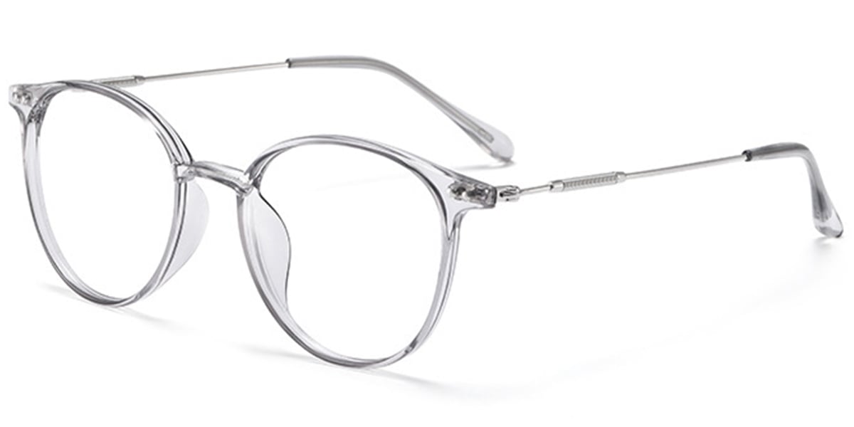 Rectangle Reading Glasses translucent-grey