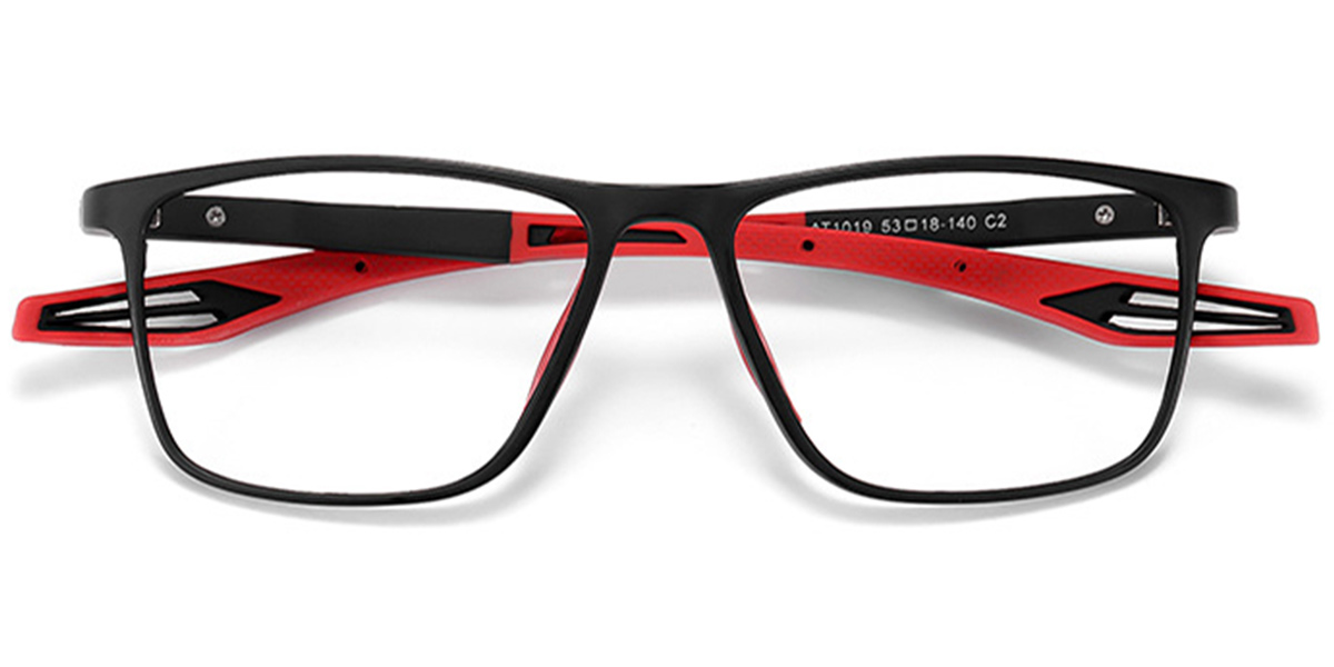 Rectangle Reading Glasses matte-black