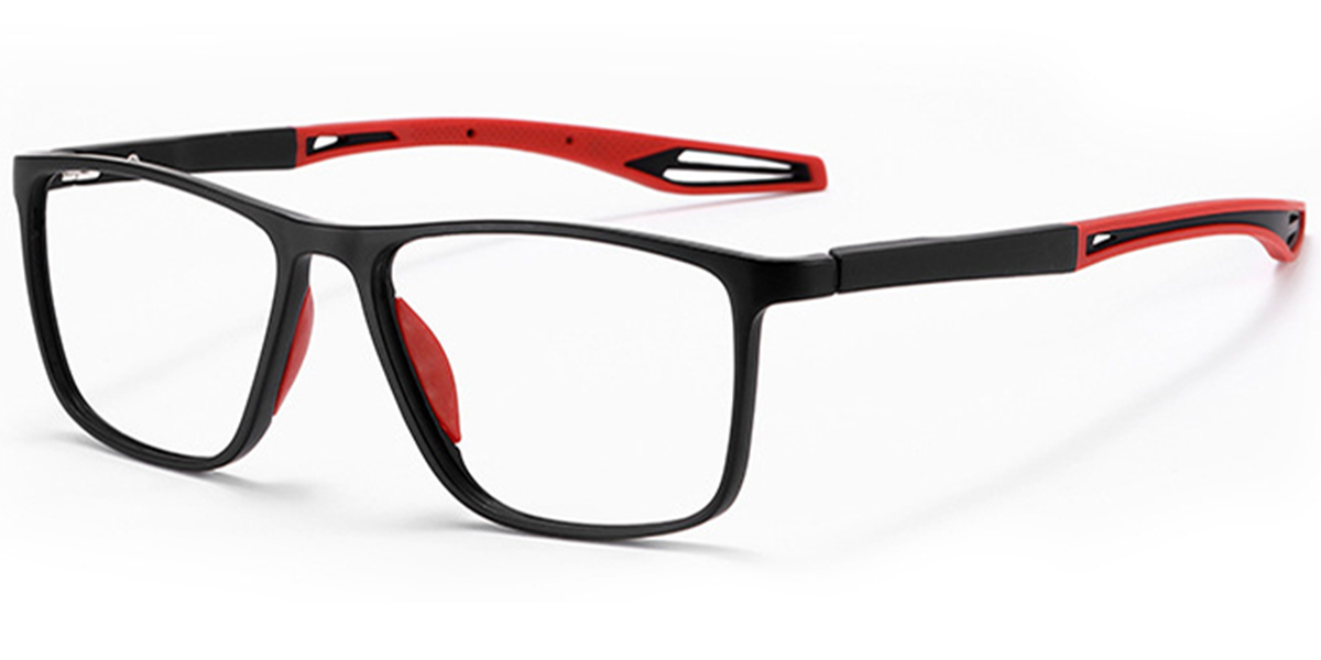 Rectangle Reading Glasses matte-black