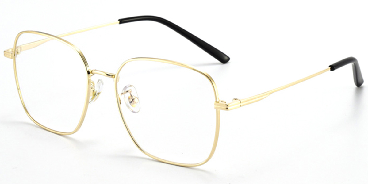 Square Reading Glasses gold