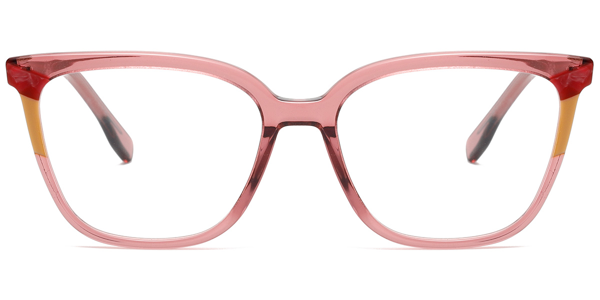 Acetate Cat Eye Reading Glasses pattern-red