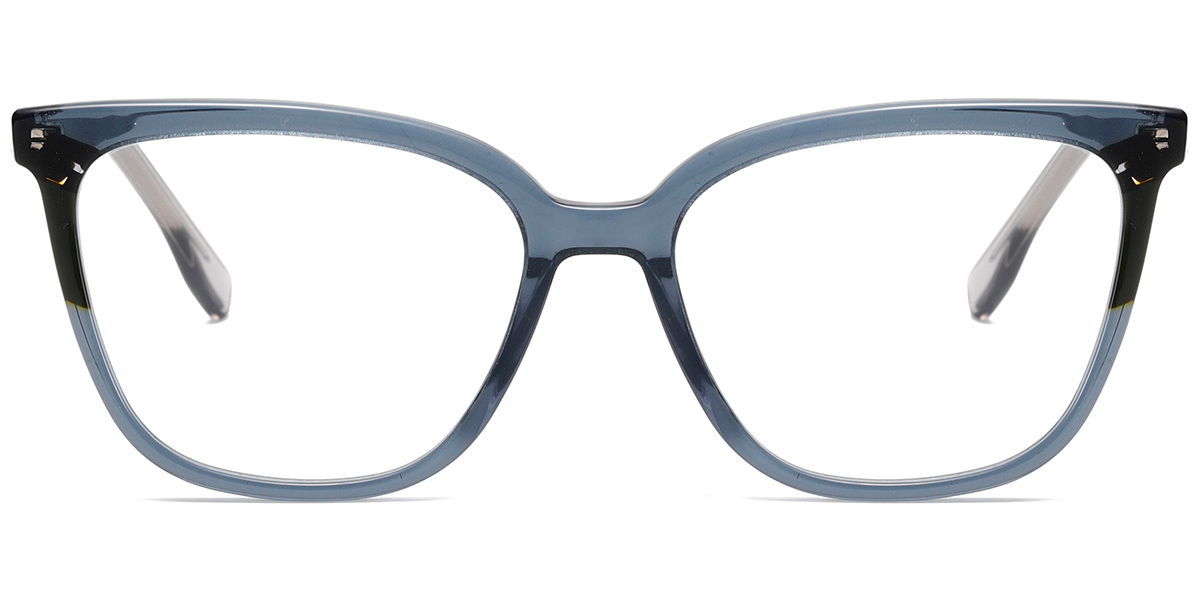 Acetate Cat Eye Reading Glasses pattern-blue