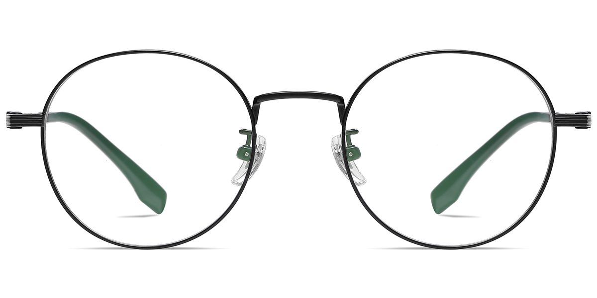 Titanium Oval Reading Glasses 