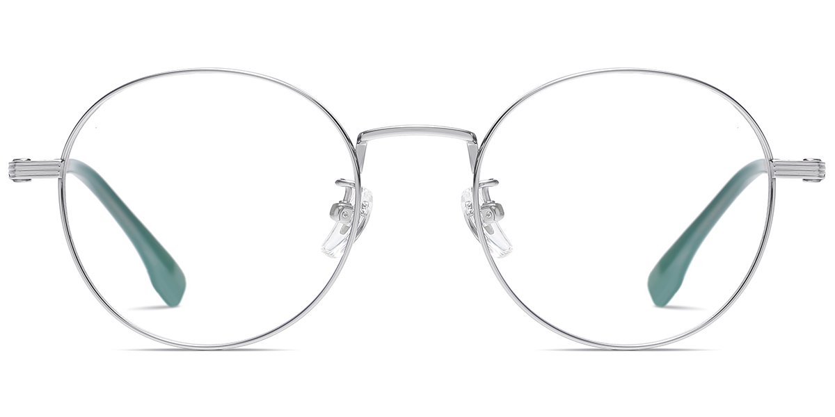 Titanium Oval Reading Glasses 