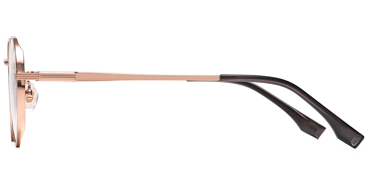 Titanium Oval Reading Glasses rose_gold