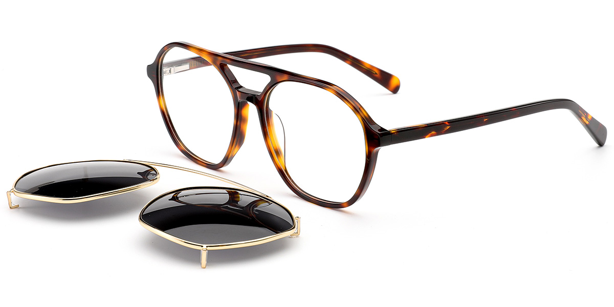 Acetate Aviator Reading Glasses tortoiseshell