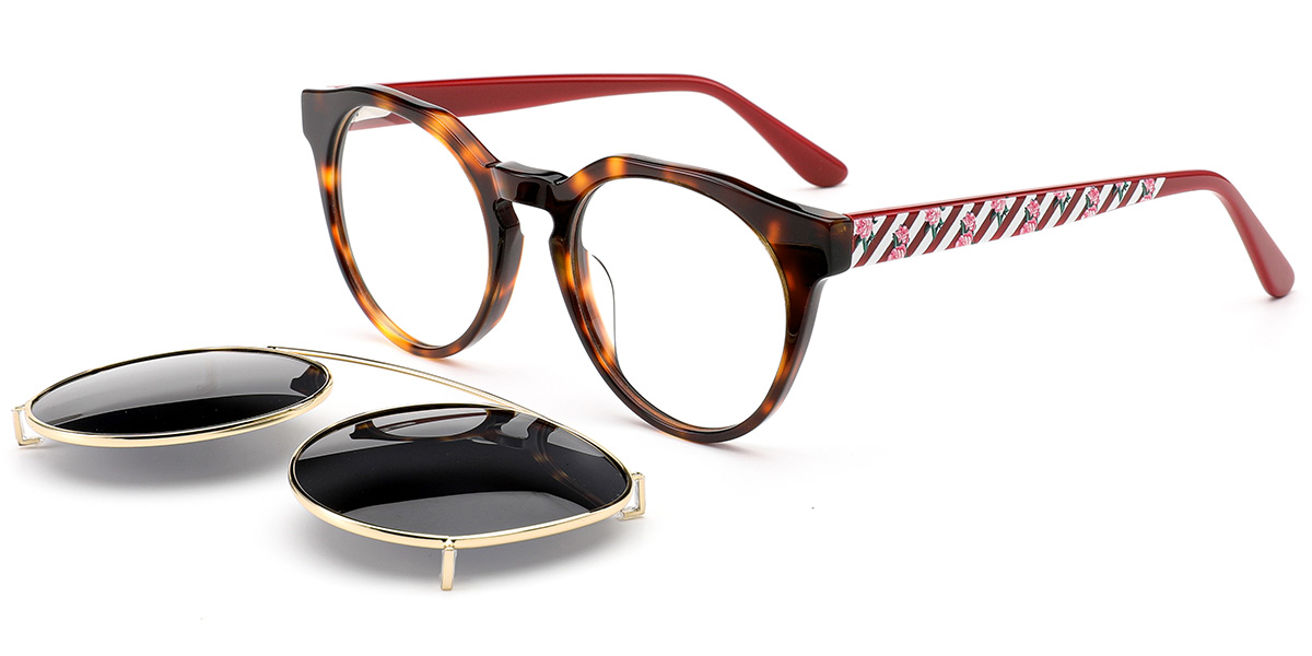 Acetate Round Reading Glasses tortoiseshell