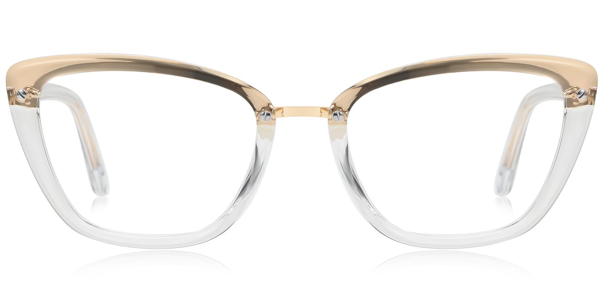 Rectangle Reading Glasses translucent-light_brown