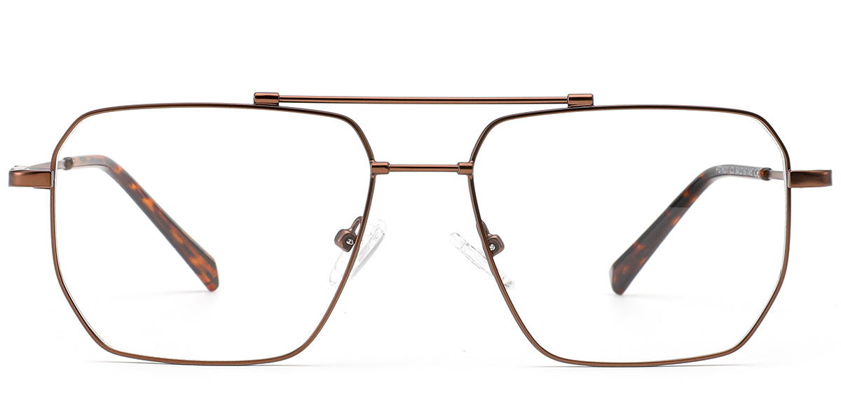 Aviator Reading Glasses brown