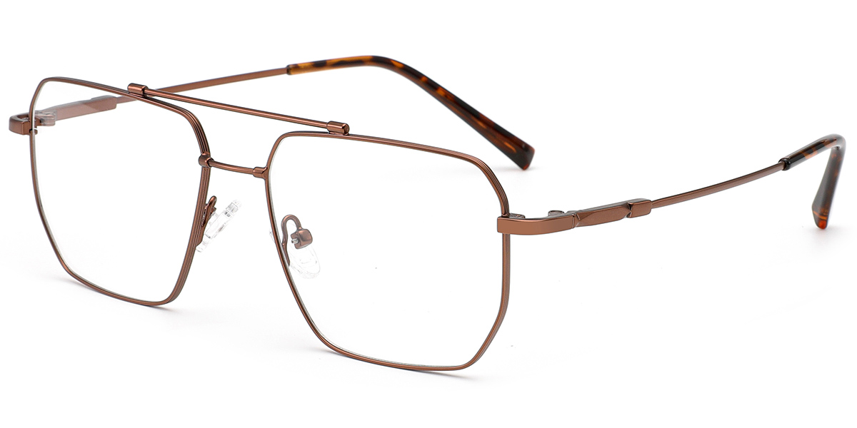 Aviator Reading Glasses brown