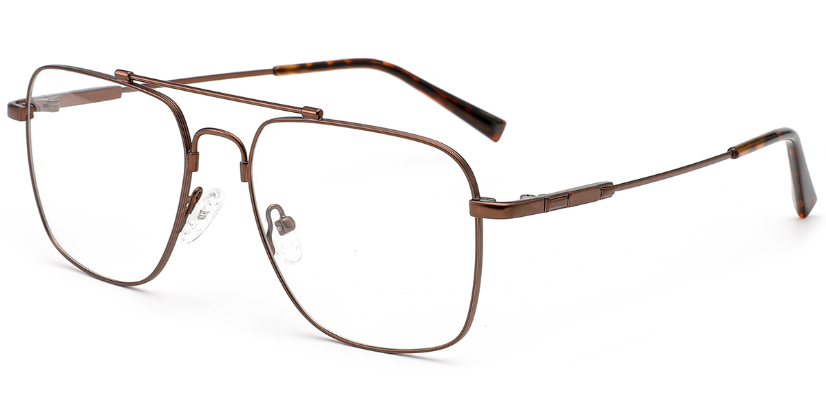 Aviator Reading Glasses brown