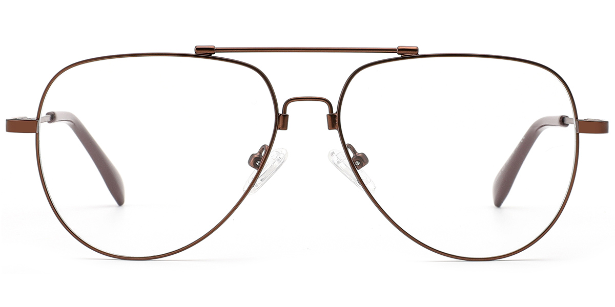 Aviator Reading Glasses brown