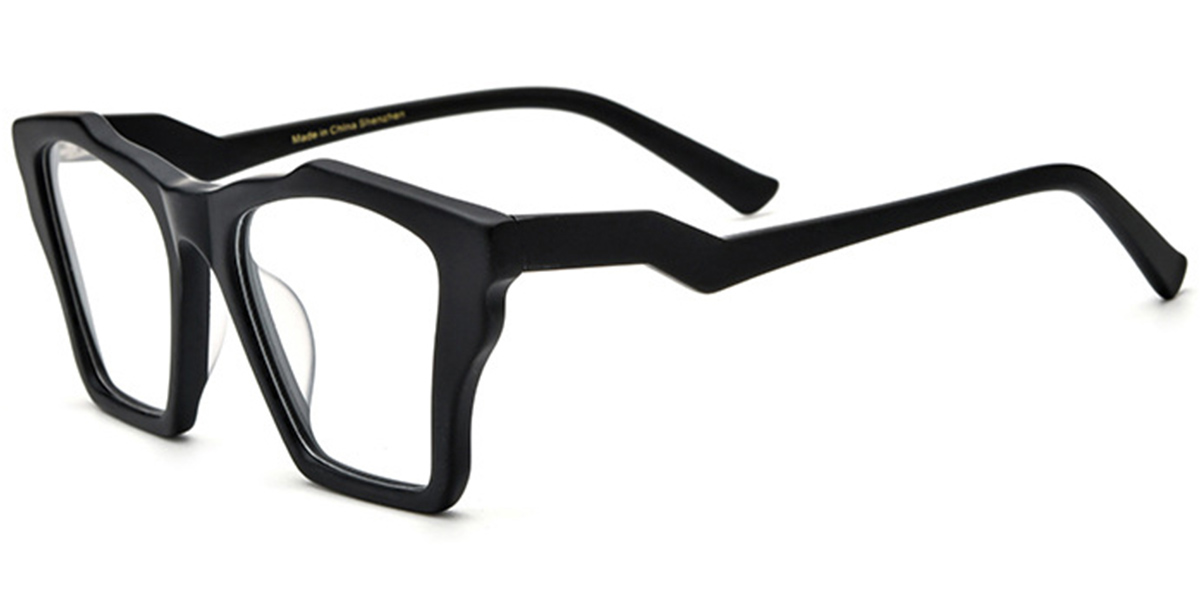 Acetate Geometric Reading Glasses black