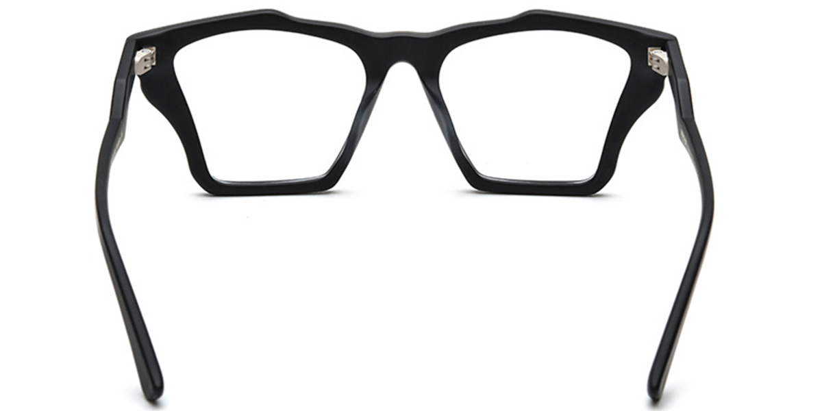 Acetate Geometric Reading Glasses black