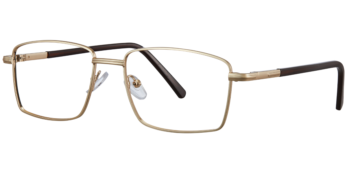 Rectangle Reading Glasses gold