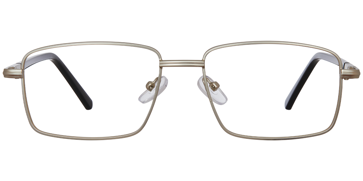 Rectangle Reading Glasses silver