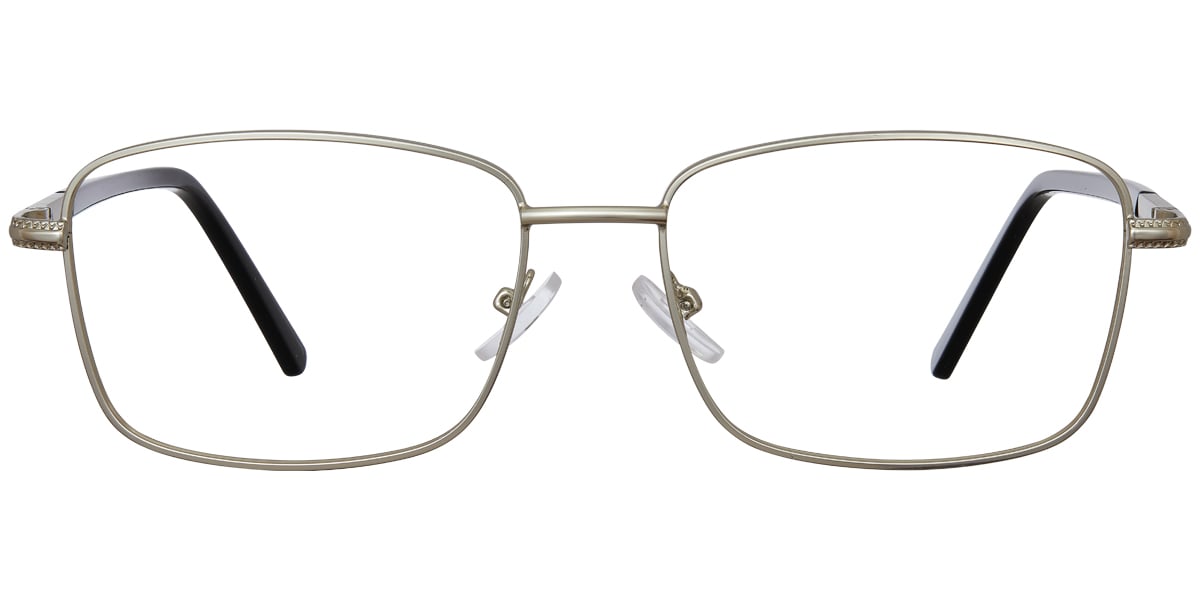 Rectangle Reading Glasses silver