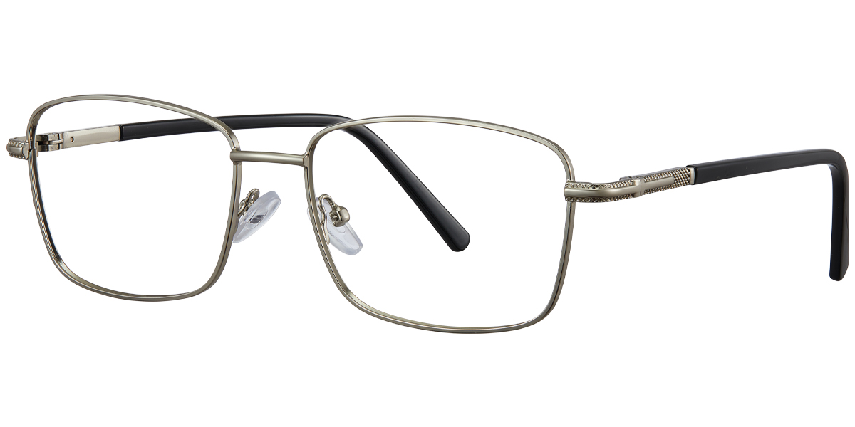 Rectangle Reading Glasses silver