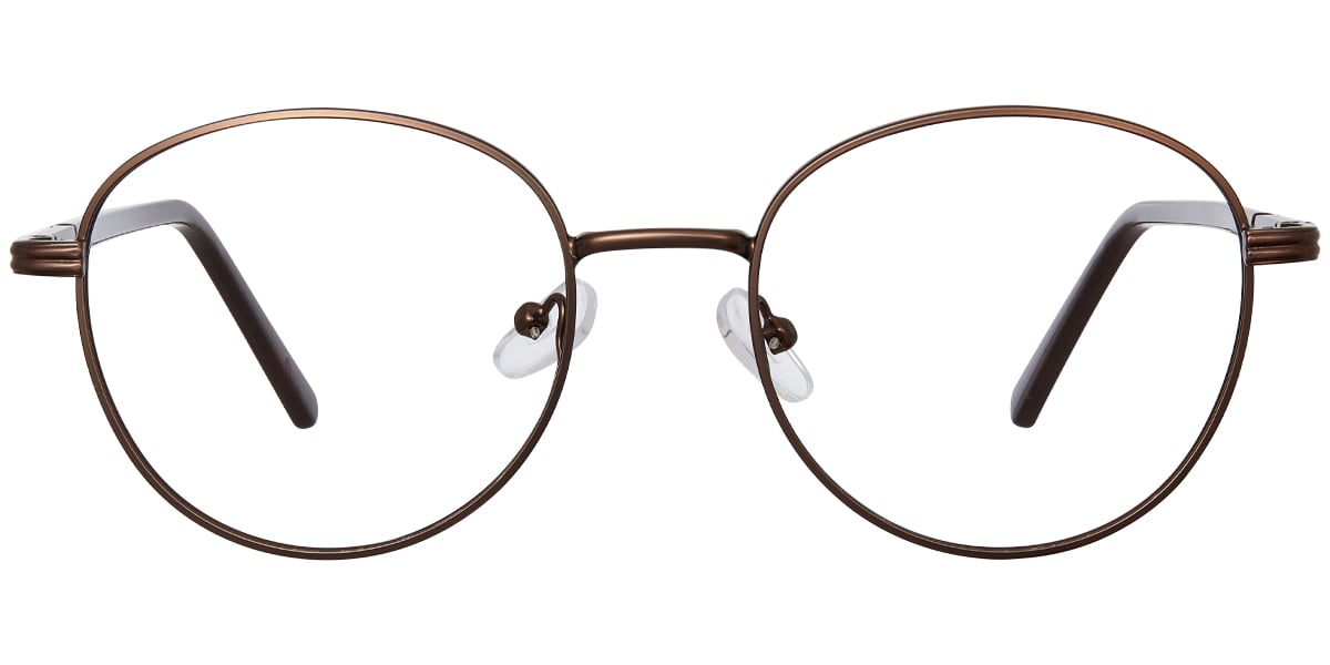 Round Reading Glasses brown