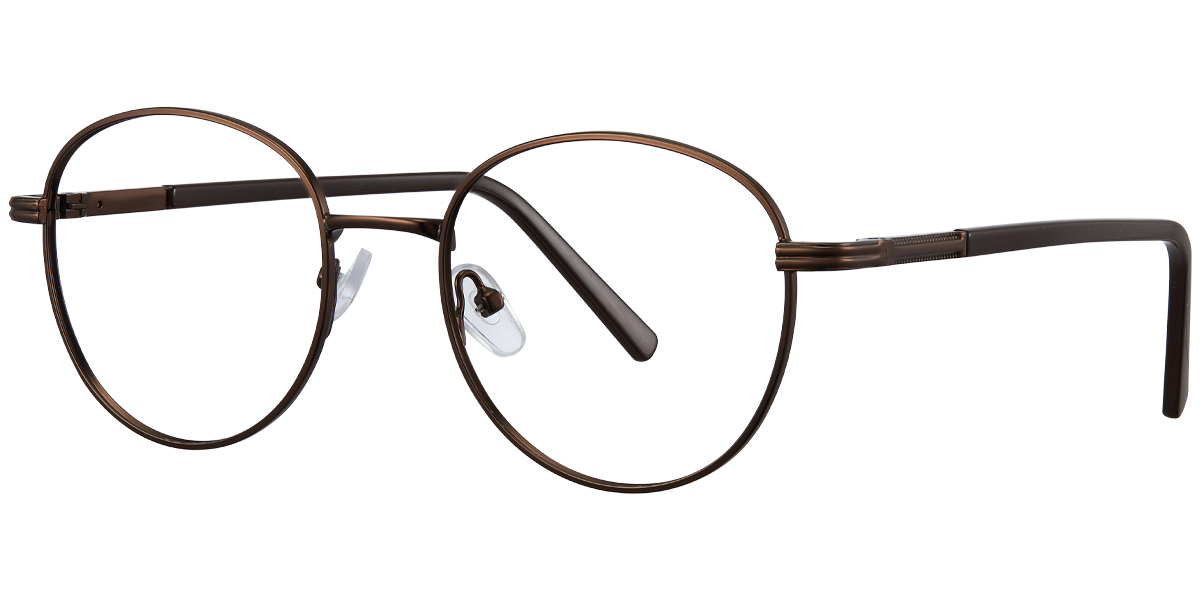 Round Reading Glasses brown