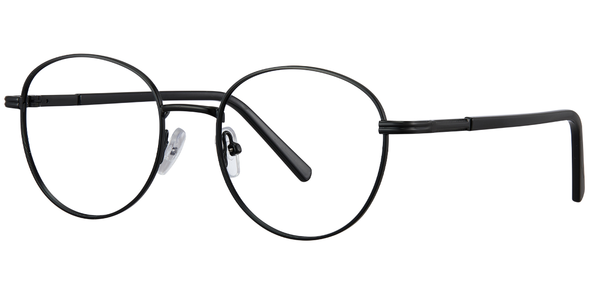 Round Reading Glasses black