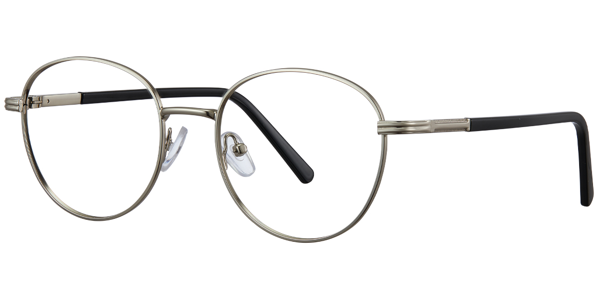 Round Reading Glasses silver