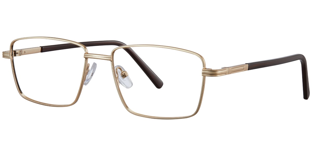 Rectangle Reading Glasses gold