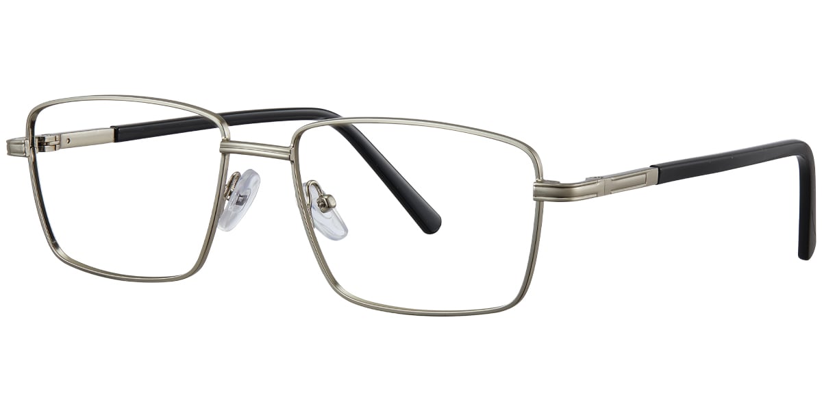 Rectangle Reading Glasses silver