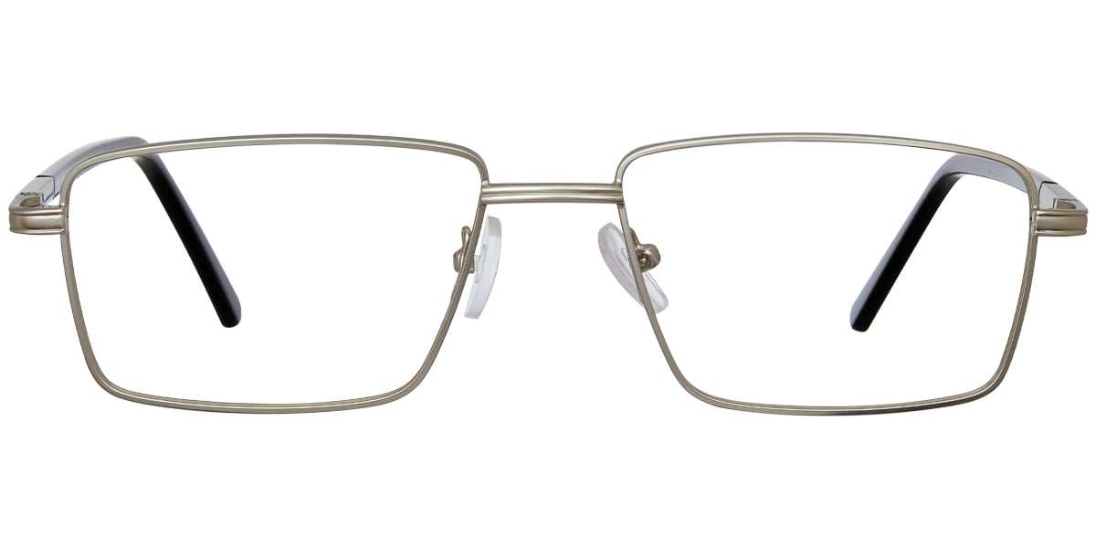 Rectangle Reading Glasses silver