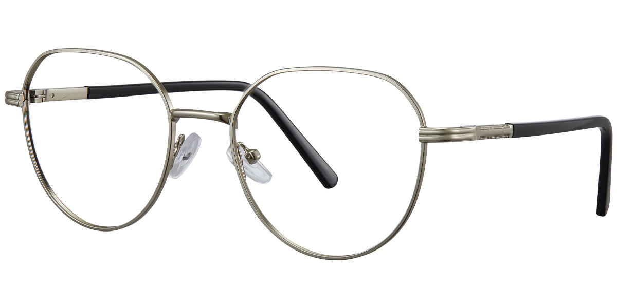 Geometric Reading Glasses silver