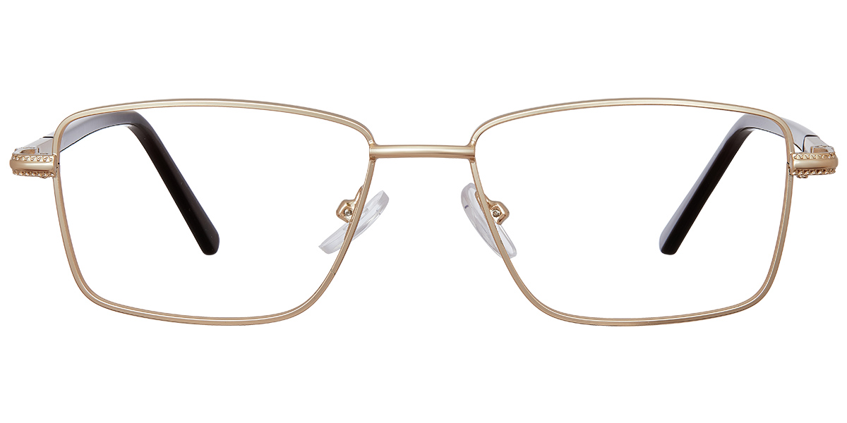 Rectangle Reading Glasses gold